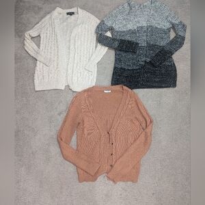Bundle of Cardigan Sweaters - 3 Included